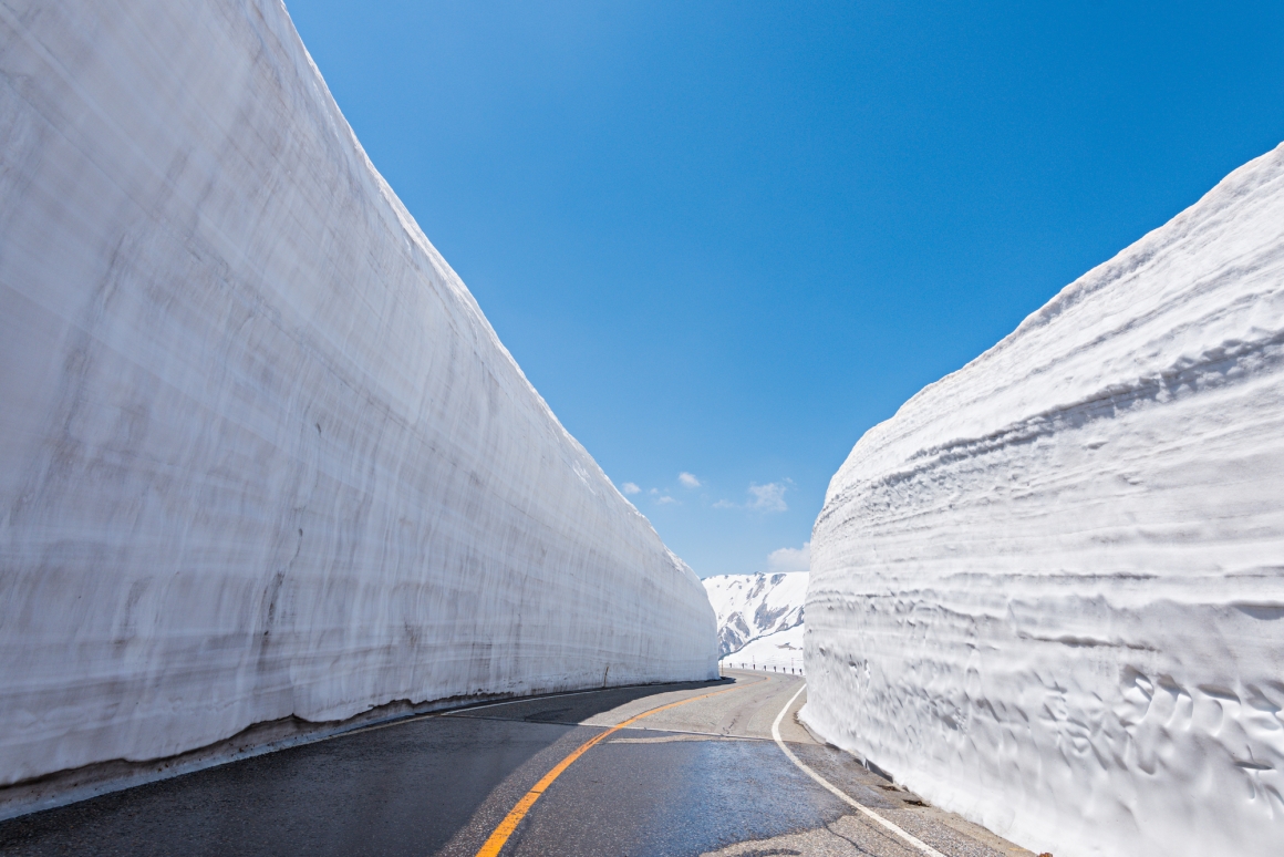 日本季節限定「立山雪牆」